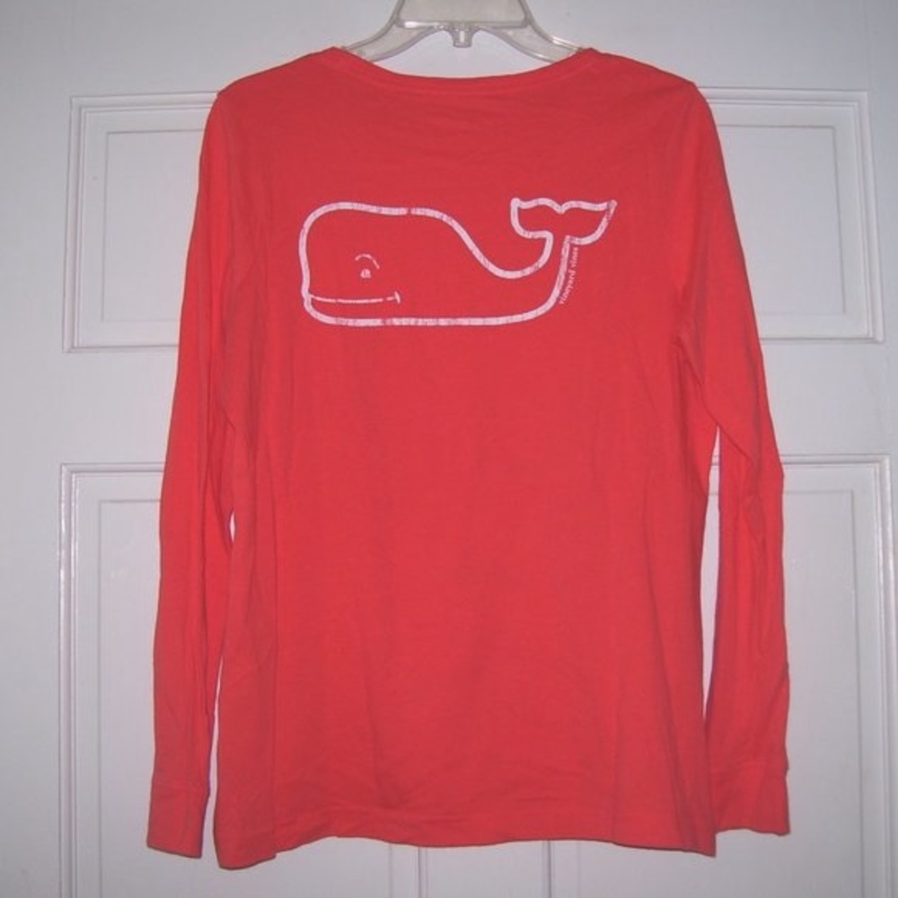 VINEYARD VINES Vintage Whale Long Sleeve Pocket Tee - Picture 6 of 9